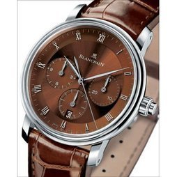 VILLERET CHRONOGRAPH MONOPOUSSOIR by Blancpain
