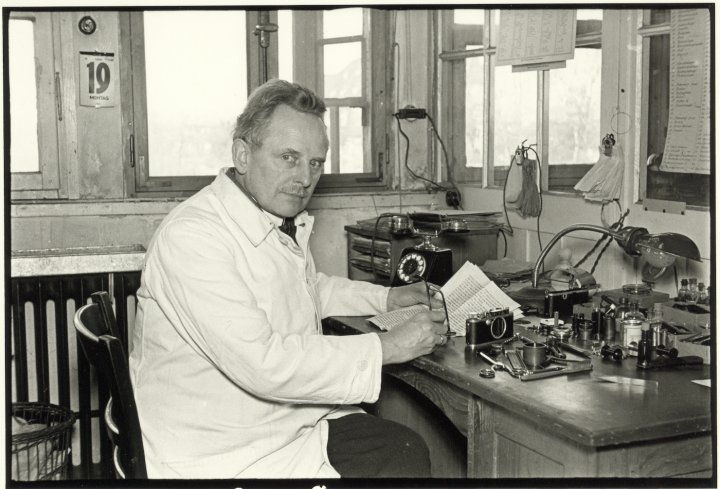 Engineer Oskar Barnack developed the company's compact camera that became the world's number one.