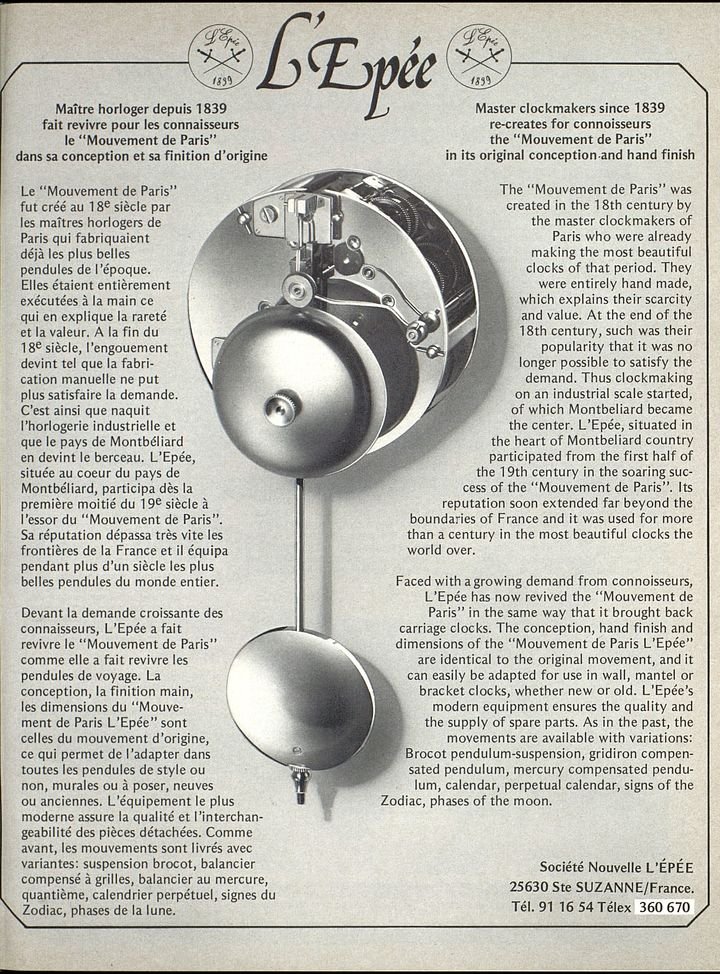 An article published in a 1978 issue of Europa Star.