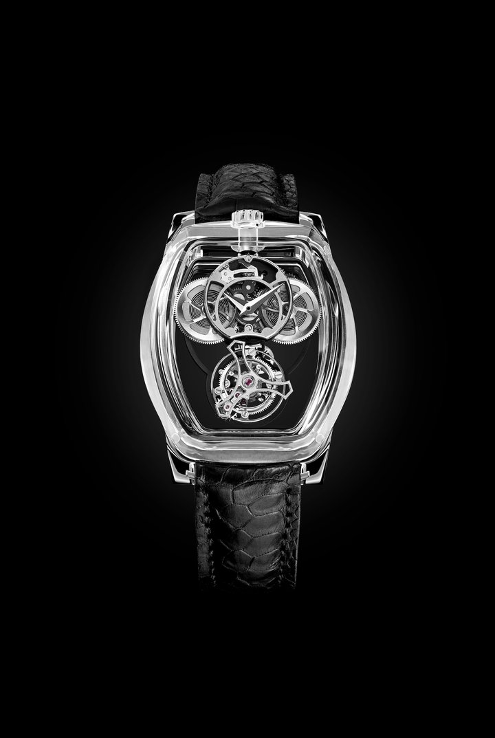 ArtyA presents the Curvy Purity Tourbillon in a sleek sapphire case