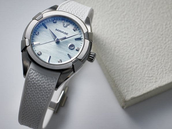 Frozen elegance: Minase launches Ice Blue Dial and Rubber Strap for Uruga Collection