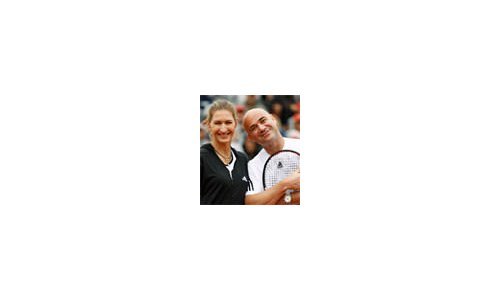 A morning of generosity - thanks to Longines and its Ambassadors of Elegance Stefanie Graf and Andre Agassi.