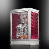 The limited-series Lalique version of the Parmigiani Fleurier 15-day clock