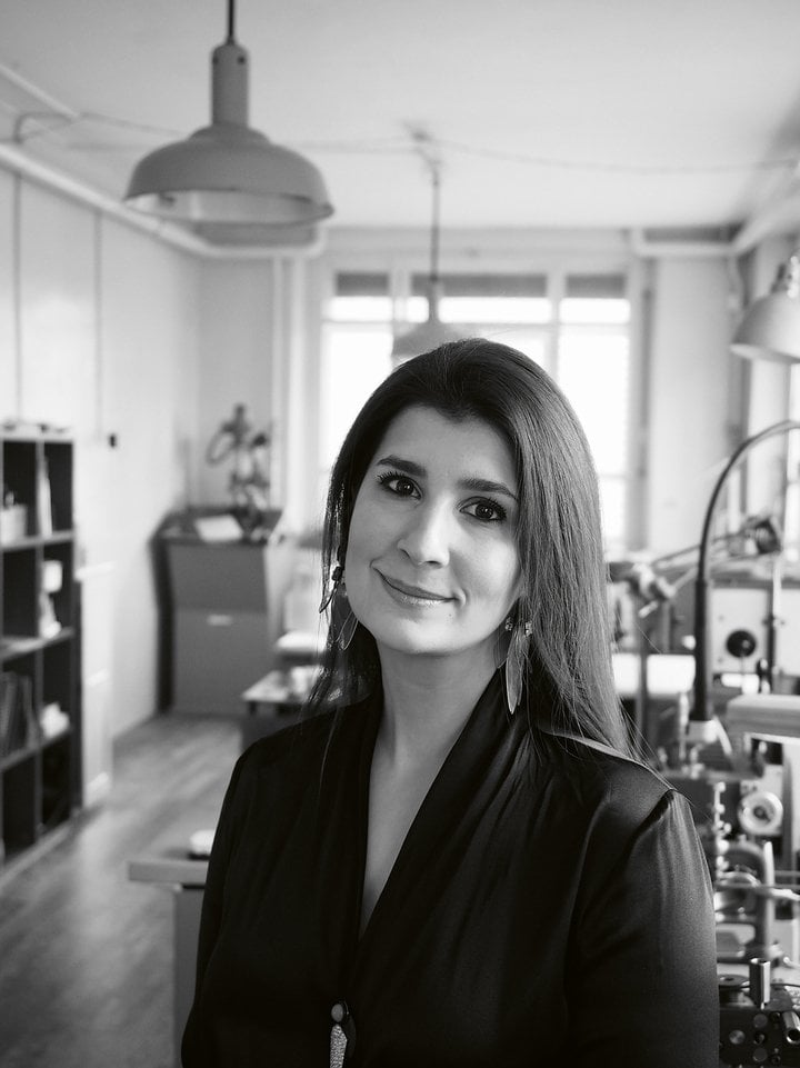 Nathalie Marielloni, vice curator at the Musée International d'Horlogerie (MIH) in La Chaux-de-Fonds. The museum displays more than 4,000 pieces from the 10,000 objects in an impressive collection that spans the history of time measurement from the 16th century to the present day.