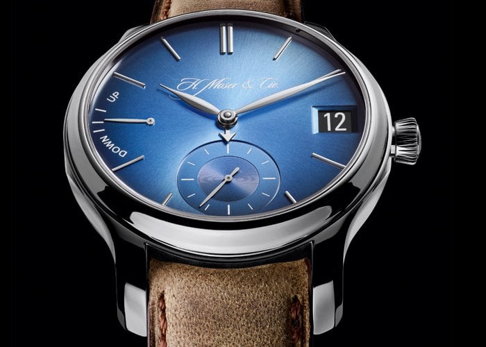 Endeavour Perpetual Calendar (Funky Blue) by H. Moser & Cie
