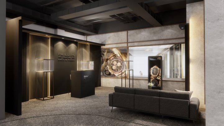 The new Phillips Perpetual boutique in Hong Kong opened in the Pedder Building in 2023.