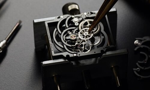 Chanel Première Camélia Skeleton Watch