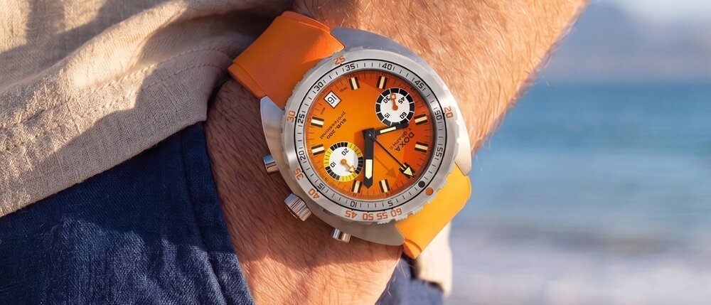 Doxa SUB 200 T.GRAPH II: the chronograph, SUB style