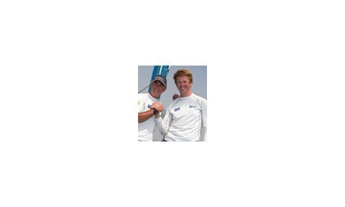 Jean-Pierre Dick and Loïck Peyron –Corum ambassador- on Virbac-Paprec 3 win the Barcelona World Race