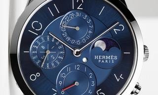 HERMÈS Slim Quantième Perpétuel Platine