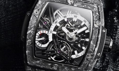 The tourbillon with Hublot's signature codes