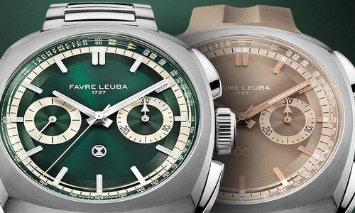 Favre Leuba expands Chief Chronograph collection in British Racing Green and Dune