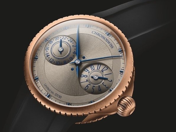 Chronoswiss Pulse GMT Frosted Guilloche Gold