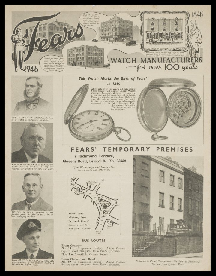 Advertisement for the centenary of the company in 1946