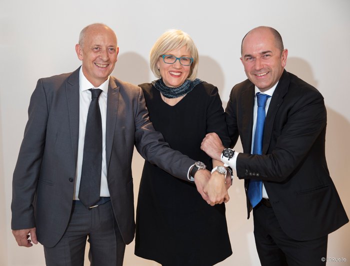 From left to right: Jean-Louis Le Bec, Helen Patton & Jean-Pierre Lutgen
