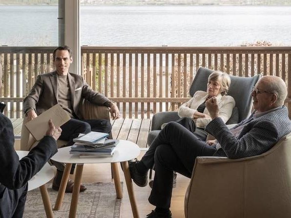 A lakeside conversation with the Meylan family
