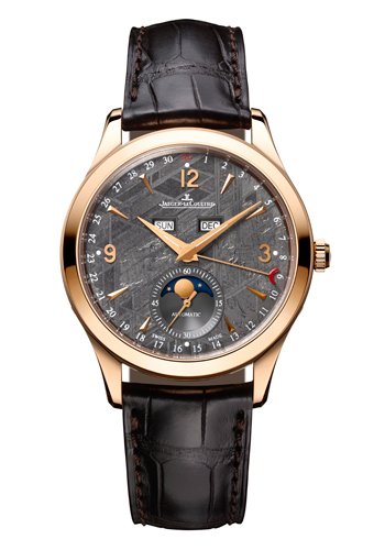 Jaeger-LeCoultre Master Calendar with meteorite stone dial, pink gold
