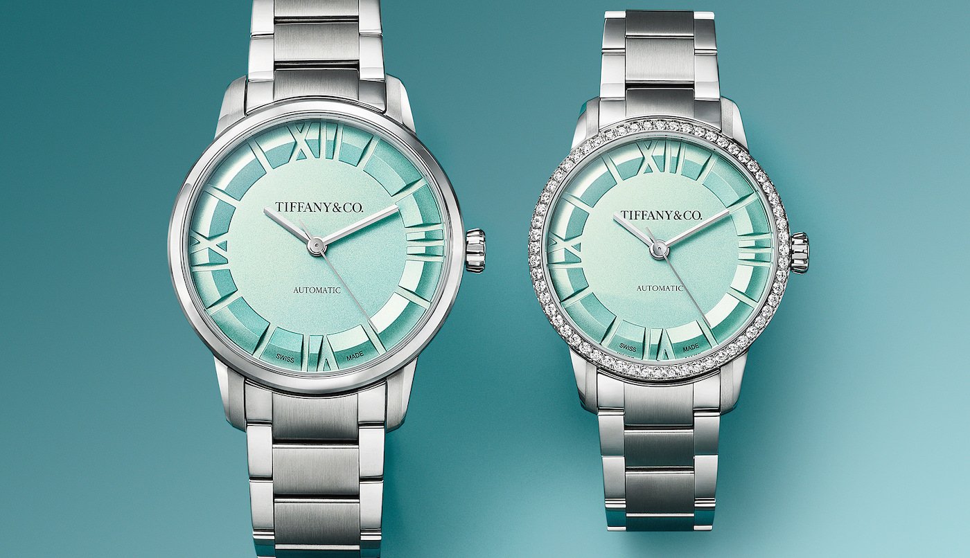 Tiffany & Co. 置時計 ローマ数字 Tiffany & Co. reimagines the iconic Atlas watch collection (…)