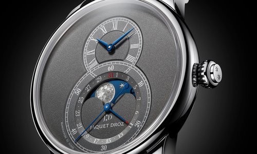 The Jaquet Droz Grande Seconde Moon gets a new Anthracite Edition