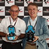 Carmelo Ezpeleta, Dorna Sports Chief Executive Officer (left) and François Thiébaud, CEO of Tissot