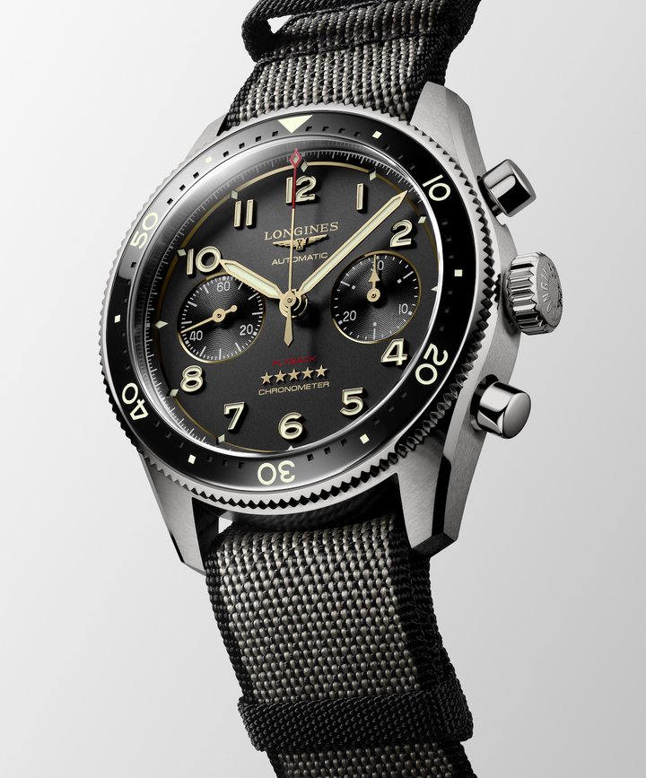 The Longines Spirit Flyback adds a titanium variant