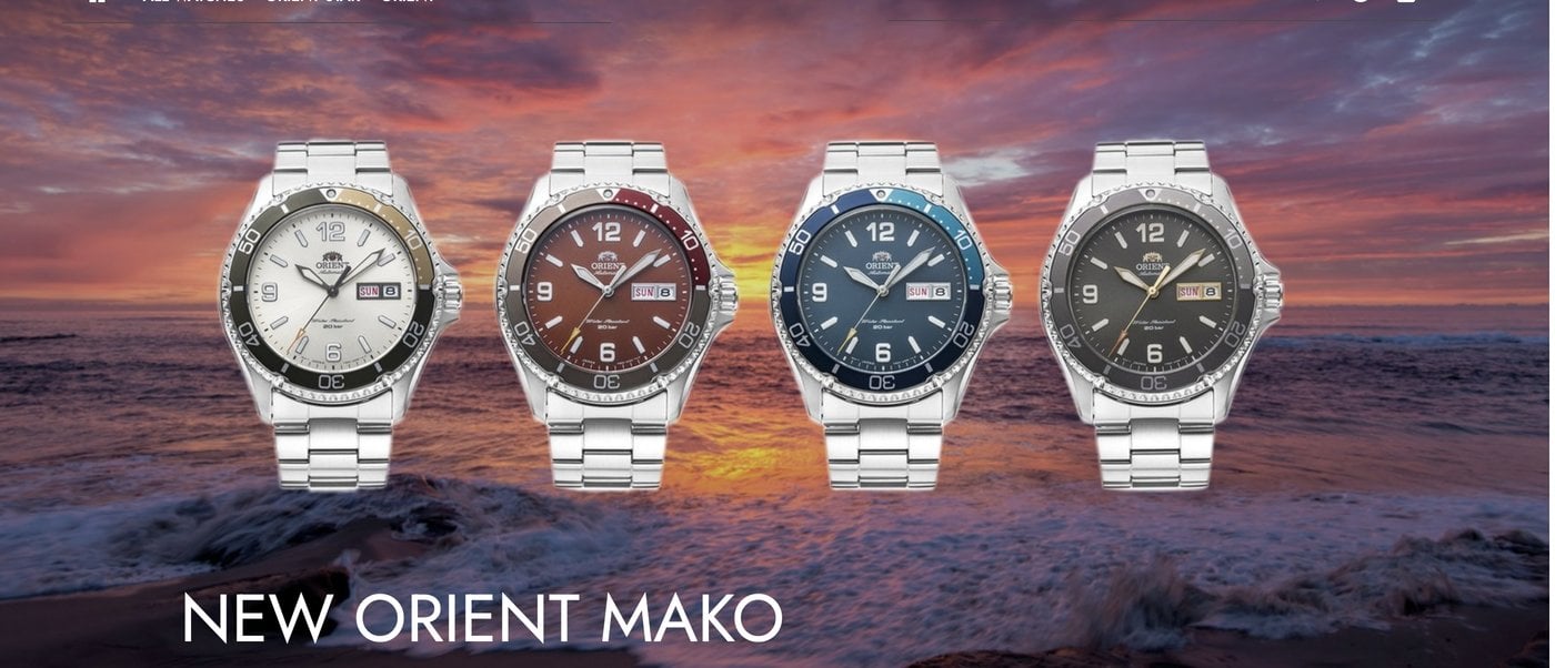 Orient adds new Arabic numeral indices to its Mako line-up