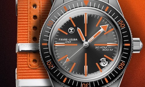 Favre Leuba expands the Deep Raider Revival with a vibrant orange neo-vintage aesthetic