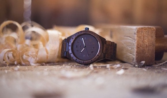 Laimer wood hotsell watch