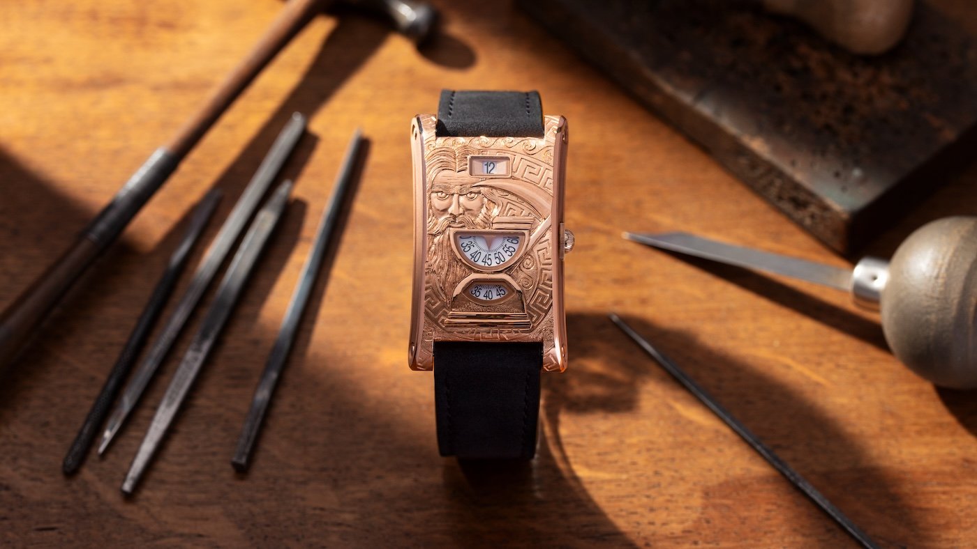 Chronoswiss Neo Digiteur Chronos - time carved in gold