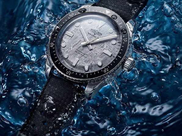 Vulcain Skindiver Nautique Meteorite - a diver from the sky 