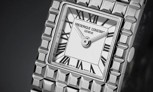 Frederique Constant reboots bracelet watch with glam-rock flair
