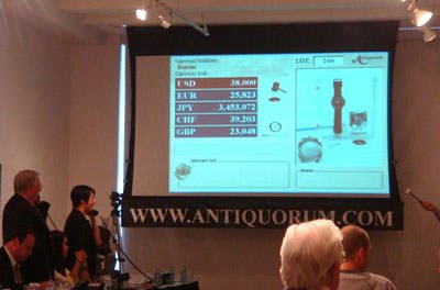 Lively bidding at auction for Seiko's space travelled Spring Drive 
