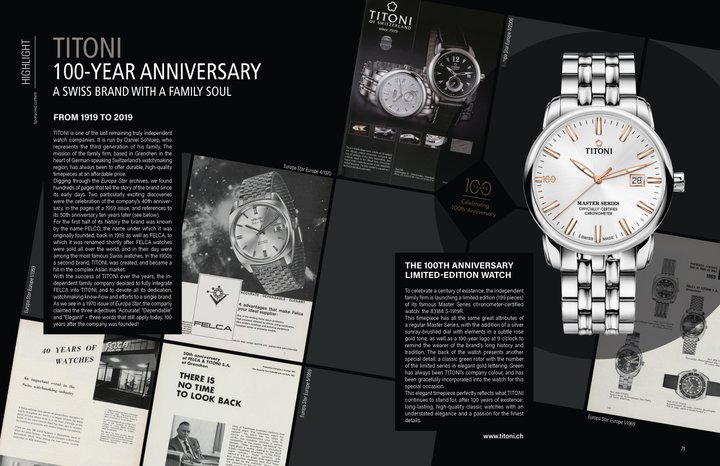 Titoni 100-year Anniversary
