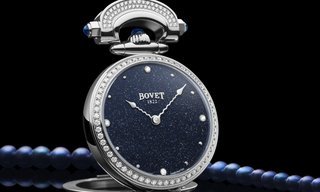 Bovet: a new Miss Audrey in blue aventurine