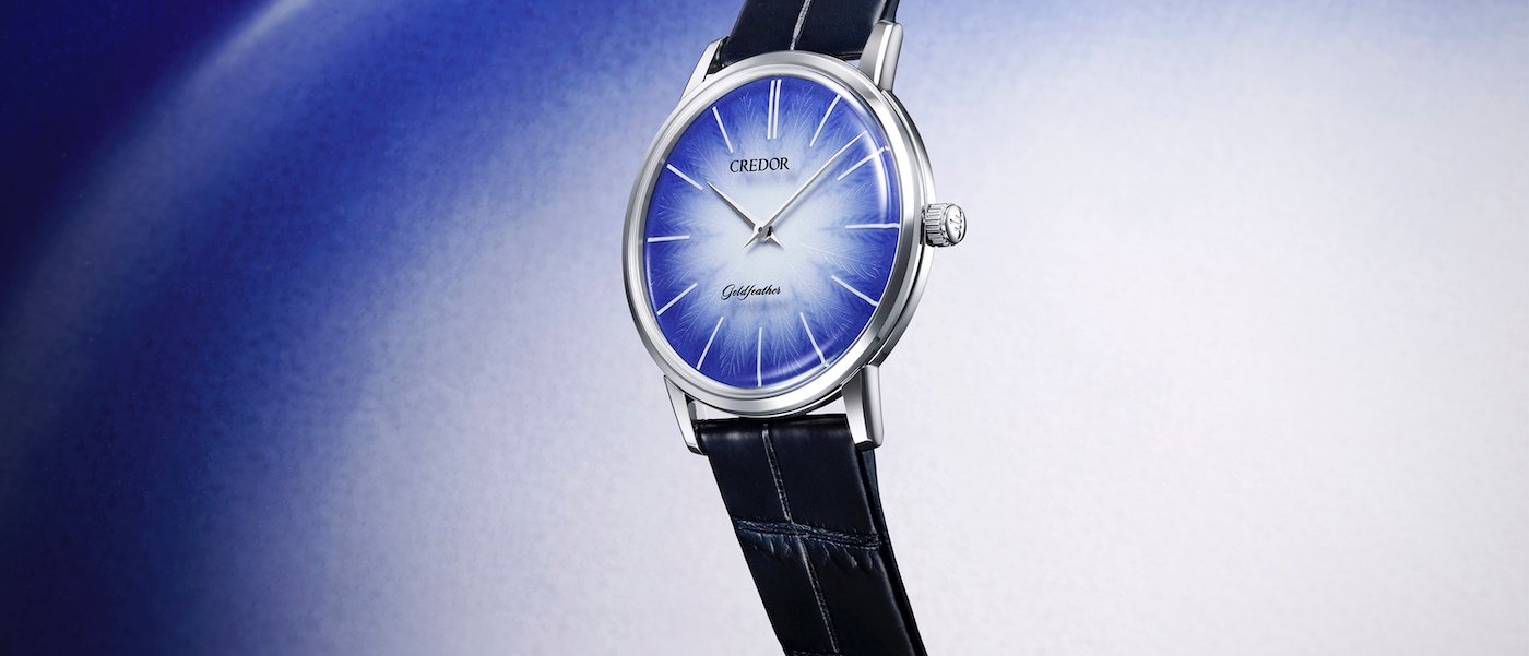 Credor celebrates the artistry of Imari Nabeshima porcelain in a new Goldfeather timepiece