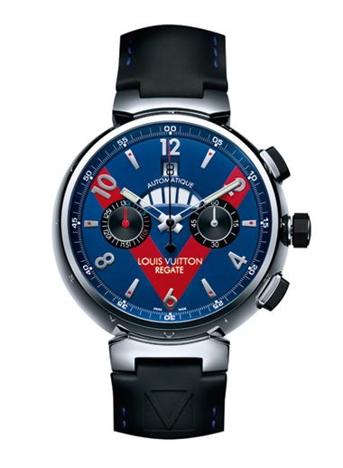 TAMBOUR AUTOMATIC REGATTA NAVY CHRONOGRAPH by Louis ()