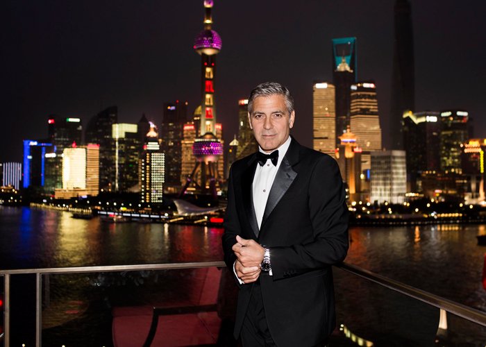 George Clooney joined Omega in Shanghai on Friday 16th May
