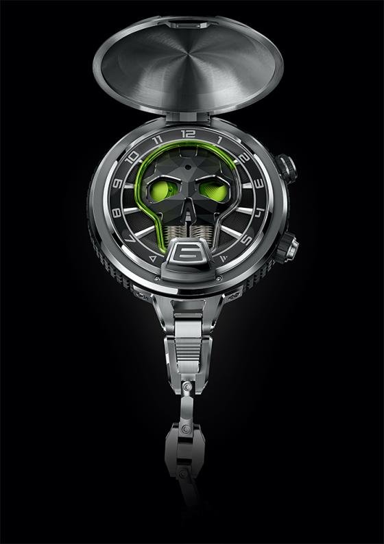 HYT unveils its first ever pocket watch, the Skull Pocket