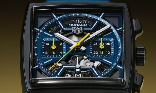TAG Heuer Monaco Chronograph in a new dark blue rendition