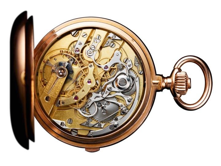 Pocket split-seconds and lightning chronograph, dating from 1889.