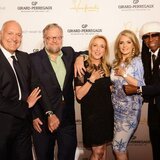 Left to Right: Michele Sofisti, David Rockefeller, Susan Rockefeller, Nancy Hunt, Nile Rodgers