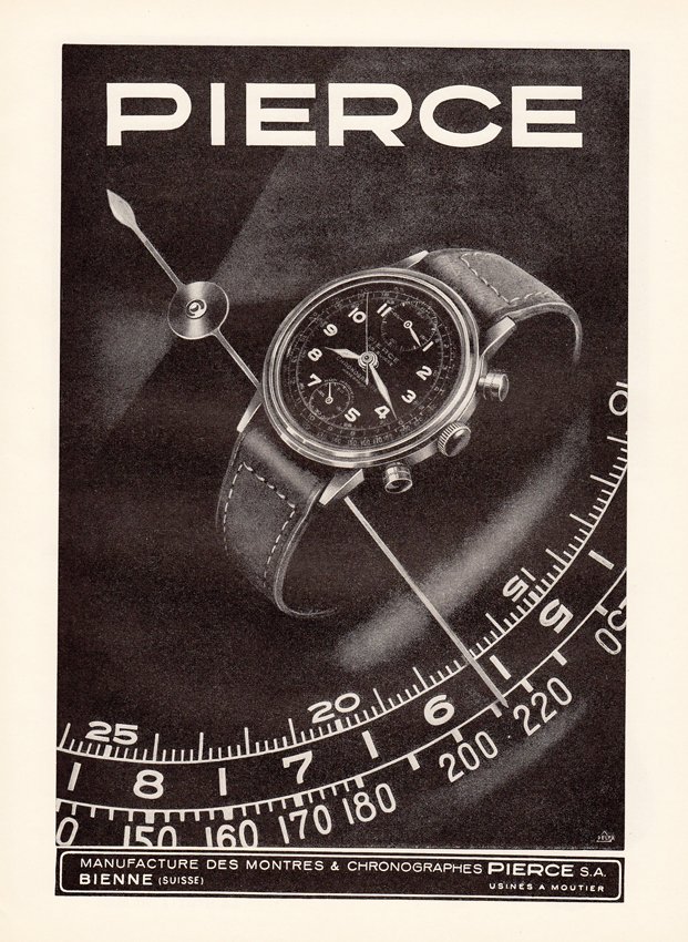 Pierce ad from 1945
