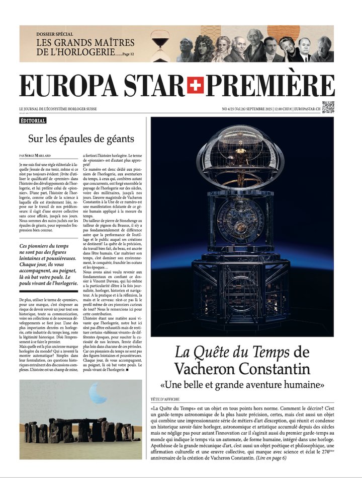 New issue “The Great Masters of Watchmaking”
