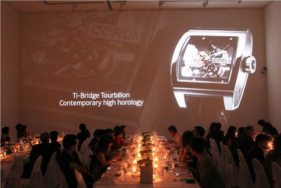 30th anniversary of Corum's Golden Bridge celebration in Singapore