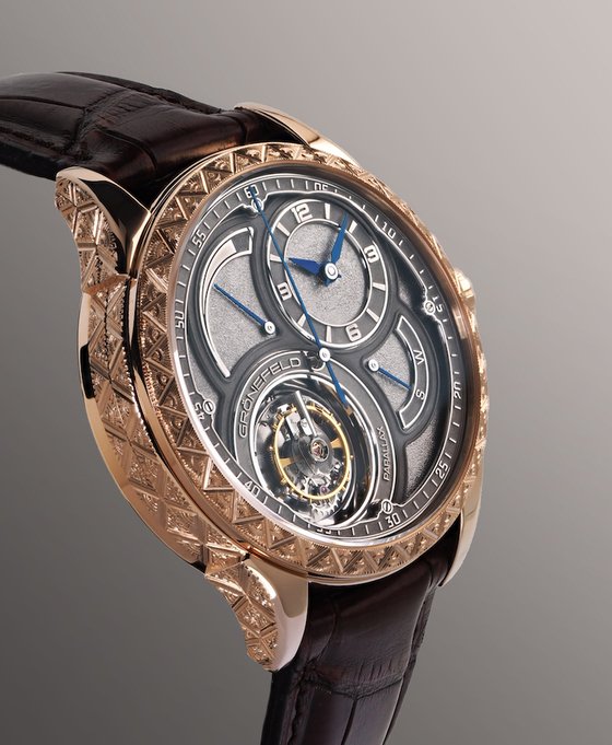 A closer look at the Grönefeld Parallax Tourbillon