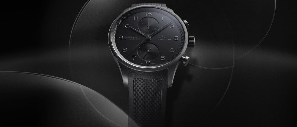 Dark mode: IWC Schaffhausen presents the Portugieser Chronograph Ceratanium