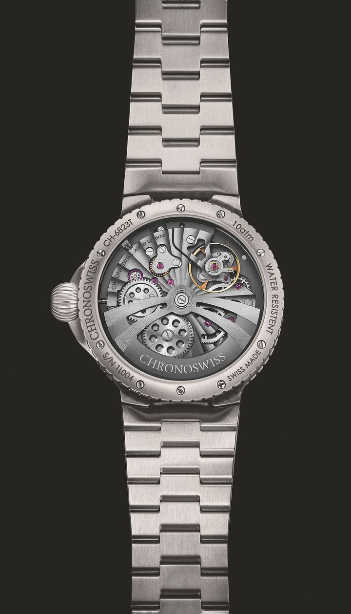 Chronoswiss unveils the Pulse GMT Silver Guilloche 