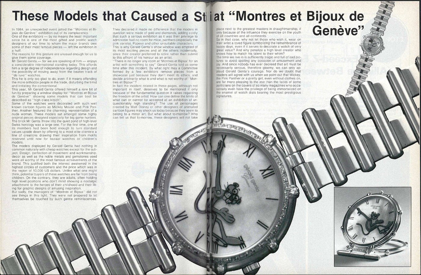 1984: When Gerald Genta challenged the watchmaking establishment