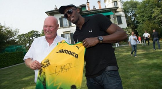 Usain Bolt Celebrates his Birthday with Mr. Jean-Claude Biver