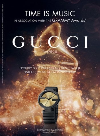 Gucci Launches Grammium Timepiece for the 56th Grammy Awards®